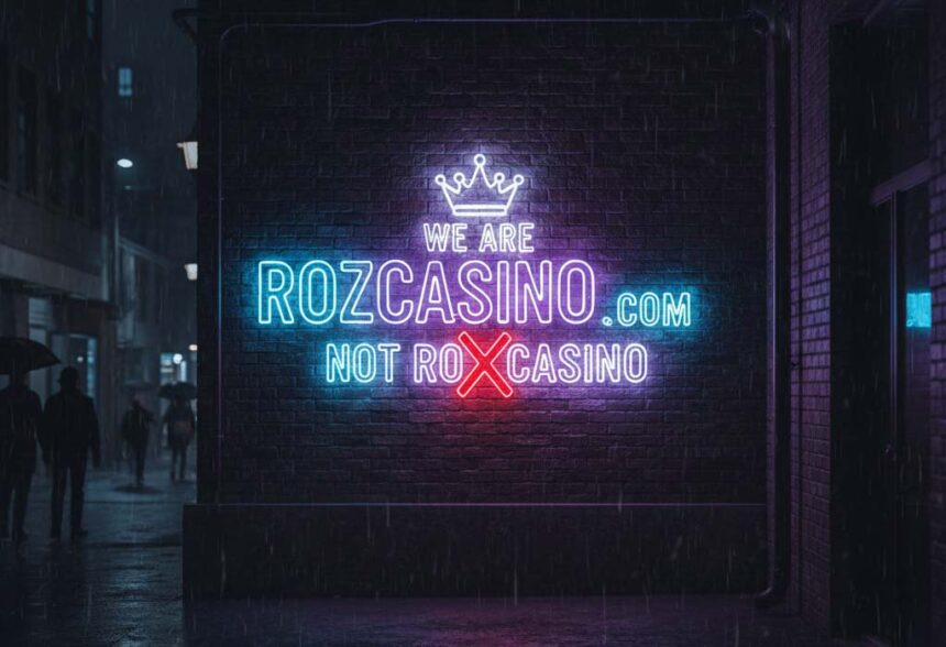 We are Rozcasino.com not roxcasino or rozcasino