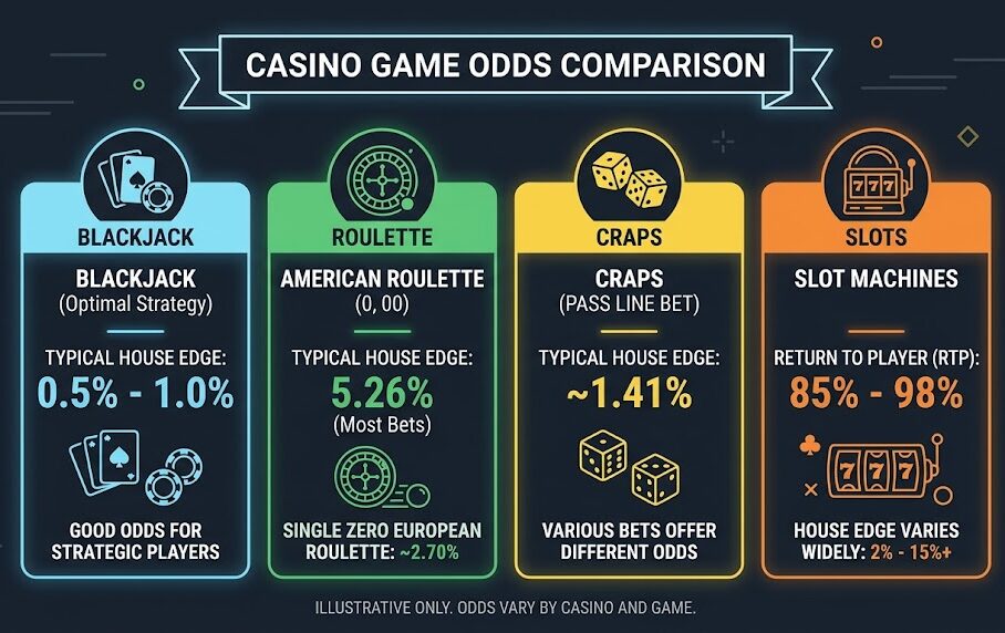 casino game odds