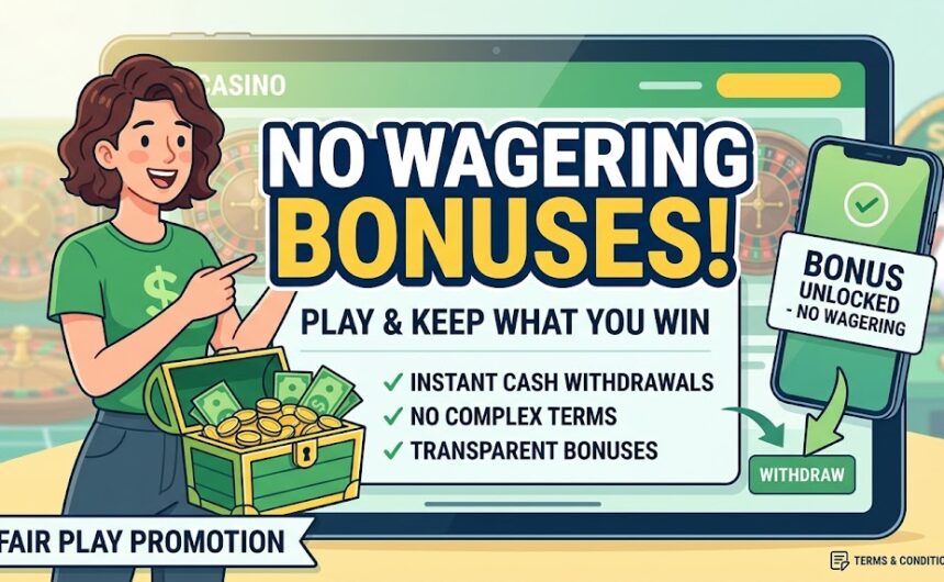no wagering bonuses