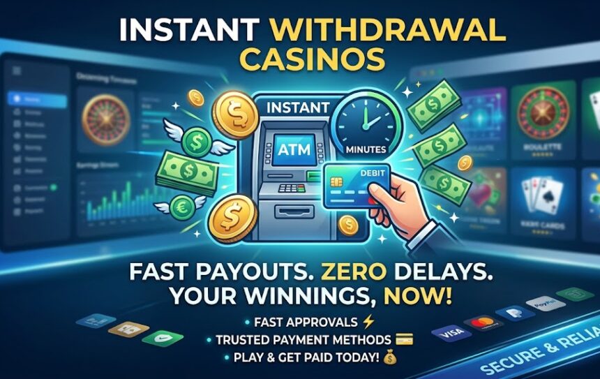 instant withdrawal casinos