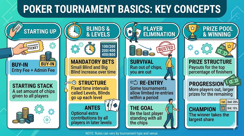 poker tournament basics