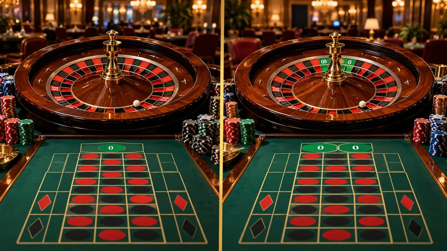 European vs. American Roulette Rules and Odds Explained