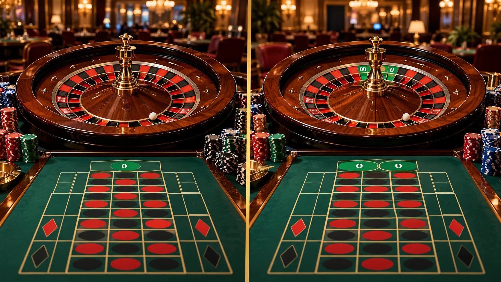 European vs. American Roulette Rules and Odds Explained