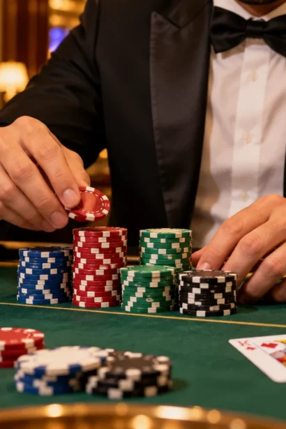 How to Handle Casino Chips at a Table