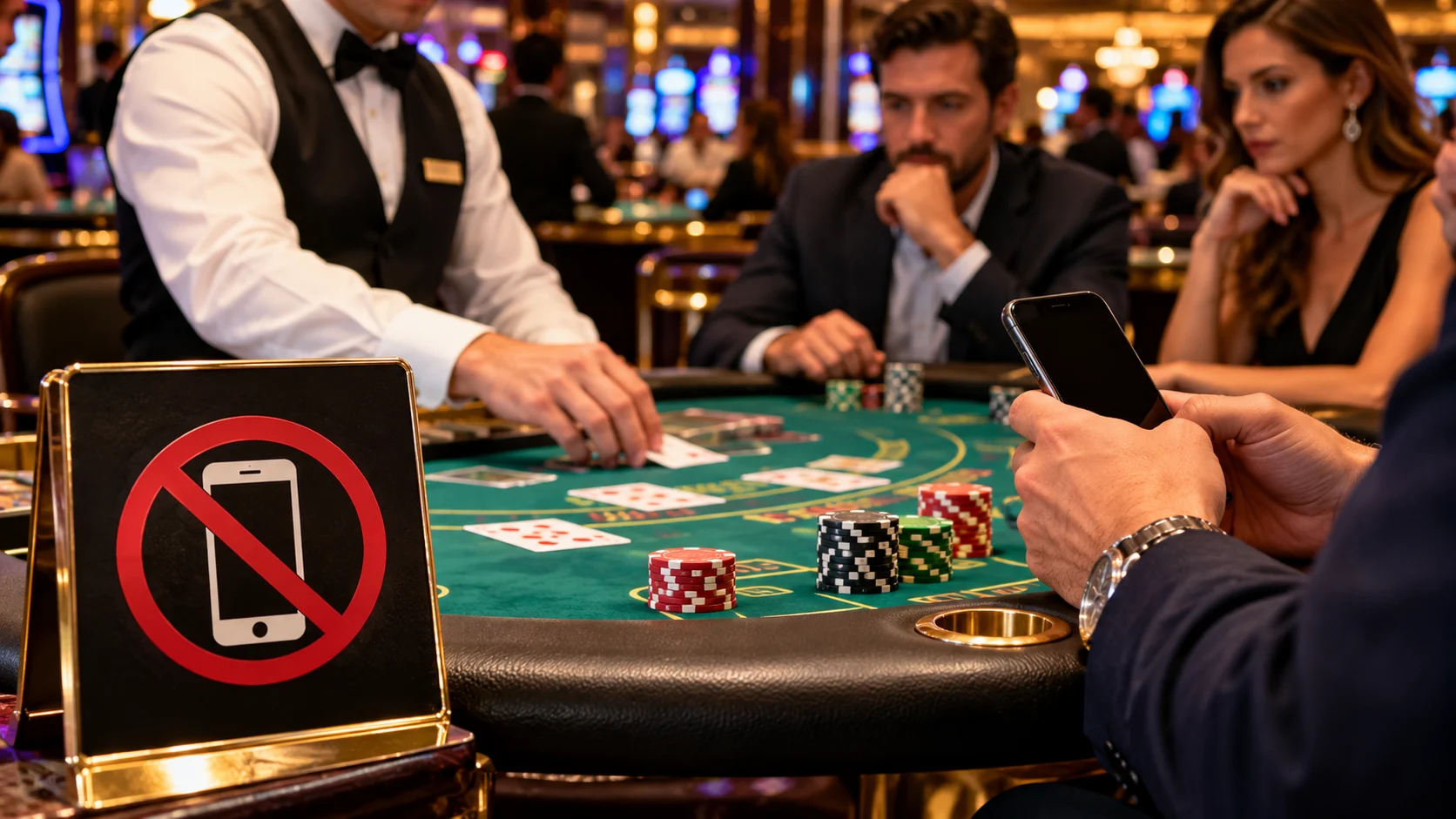 Why Casinos Restrict Phone Use at Gaming Tables